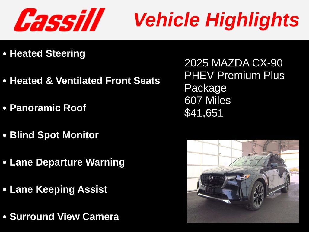 Used 2025 MAZDA CX-90 Plug-In Hybrid w/ Premium Plus image 3