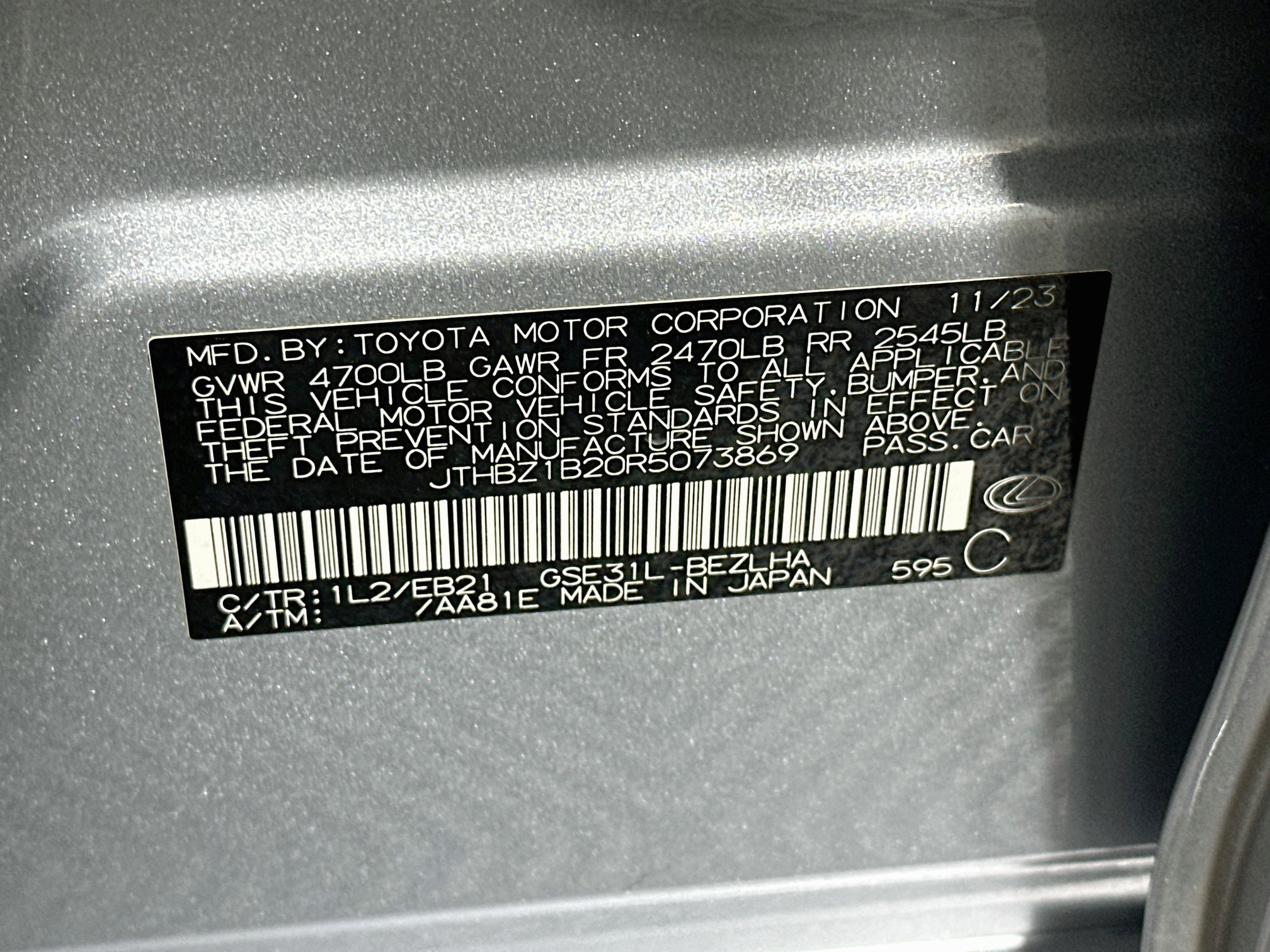 Used 2024 Lexus IS 350 F Sport RWD image 12