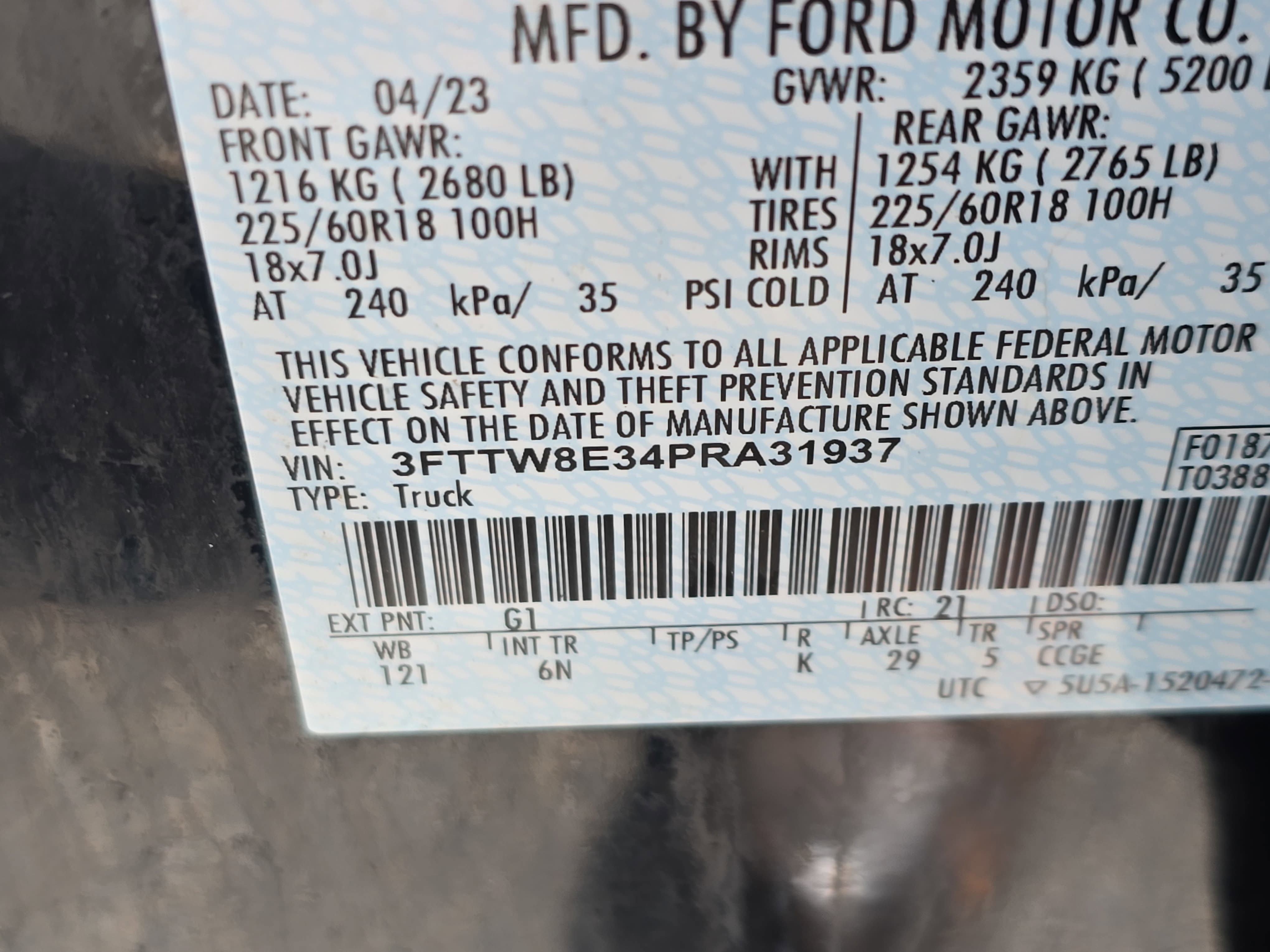 Used 2023 Ford Maverick Lariat FWD image 32
