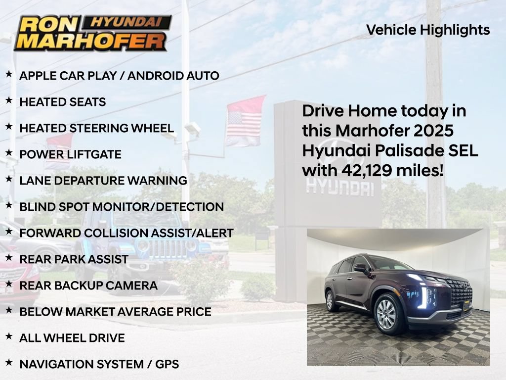 Used 2025 Hyundai Palisade SEL AWD/4WD image 14
