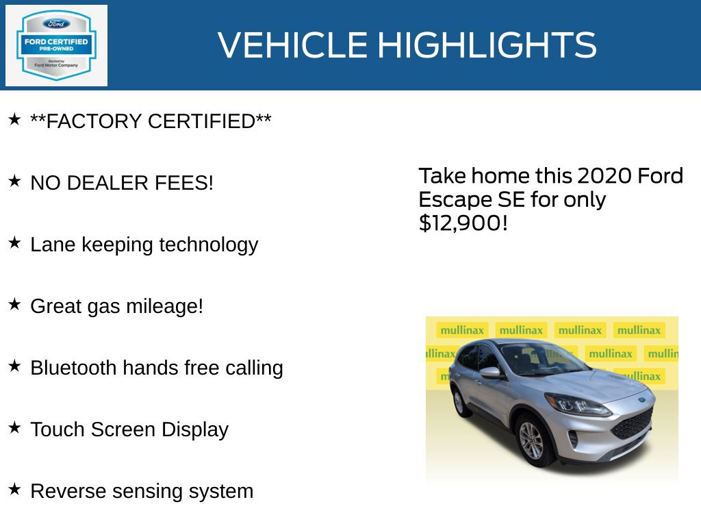 Used 2020 Ford Escape SE FWD image 12