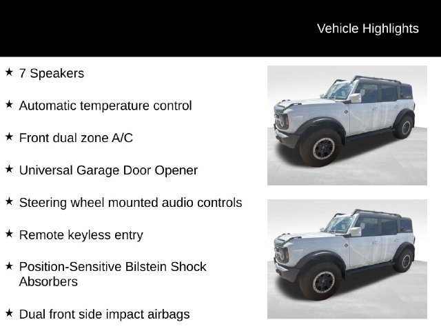 Used 2024 Ford Bronco Outer Banks w/ Sasquatch Package AWD/4WD image 12