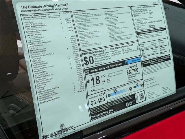 New 2026 BMW M4 xDrive Competition w/ M Driver's Package image 18