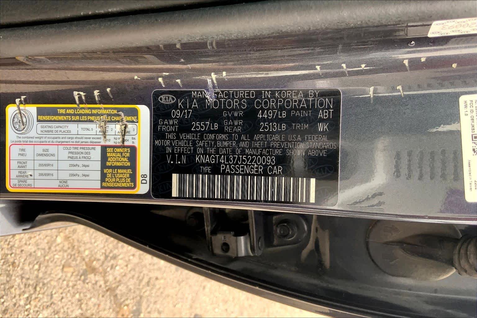 Used 2018 Kia Optima LX FWD image 33