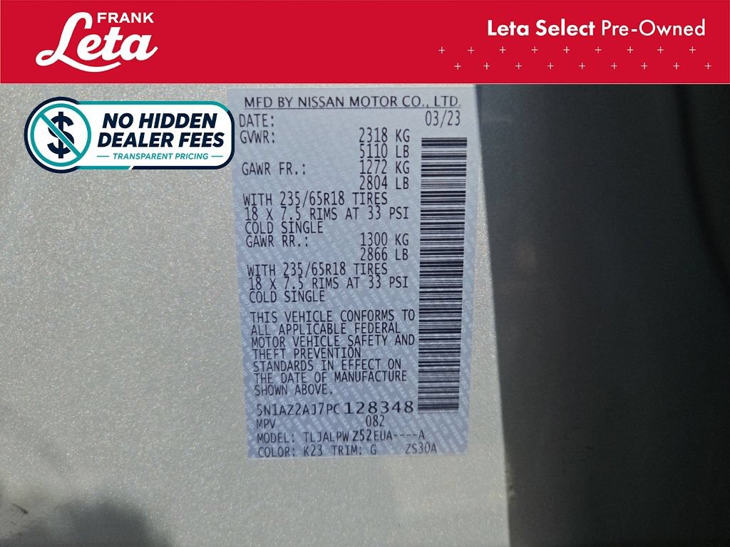 Used 2023 Nissan Murano S FWD image 26