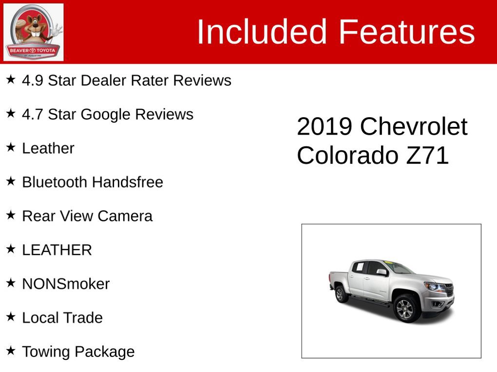 Used 2019 Chevrolet Colorado Z71 AWD/4WD image 4
