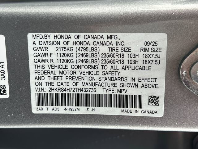 New 2026 Honda CR-V EX-L image 19