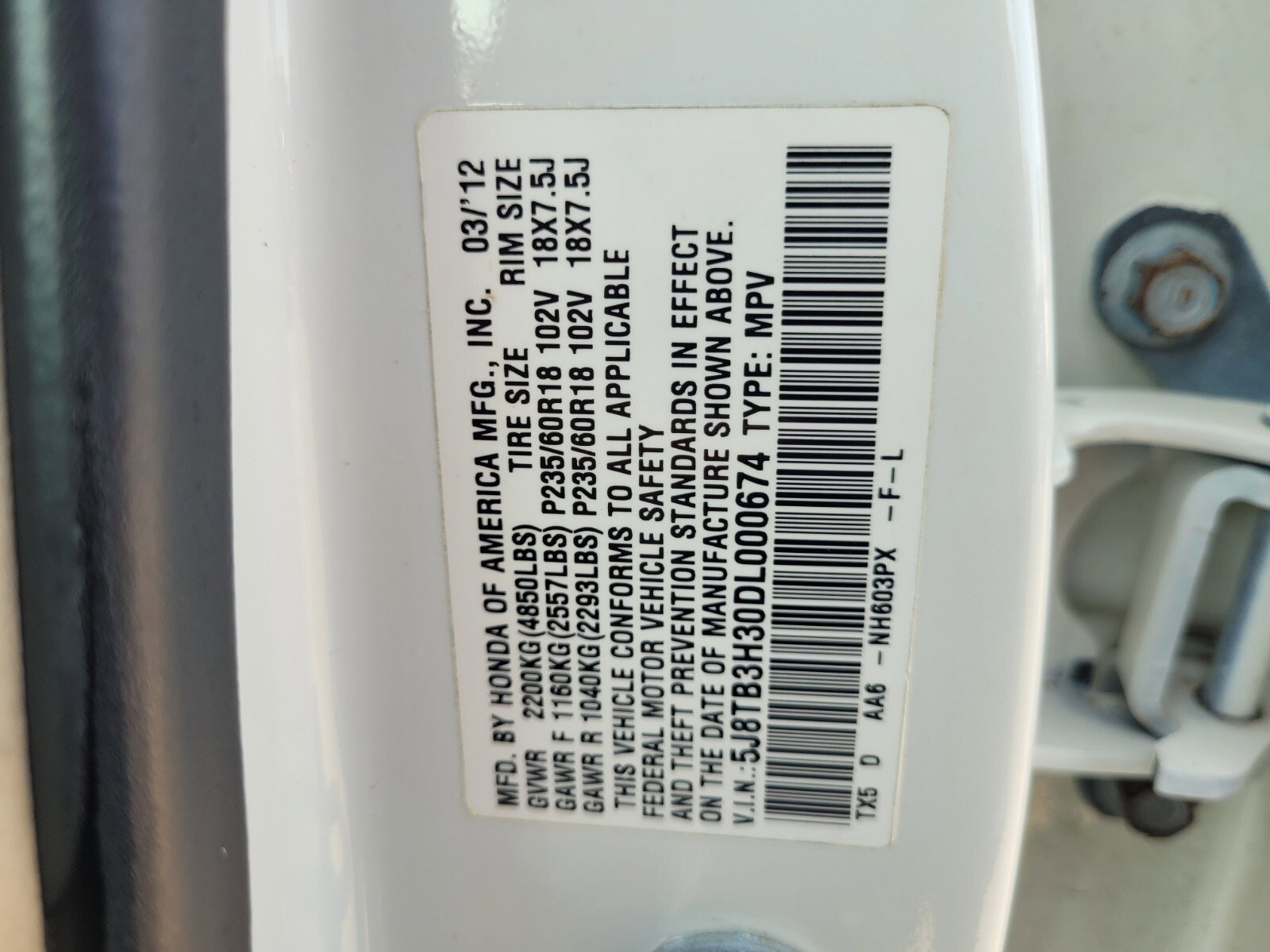 Used 2013 Acura RDX FWD image 19