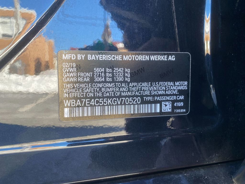 Used 2019 BMW 740i xDrive w/ Executive Package image 33