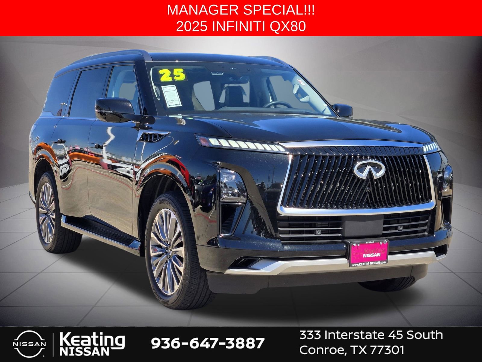 Used 2025 INFINITI QX80 Sensory image 1
