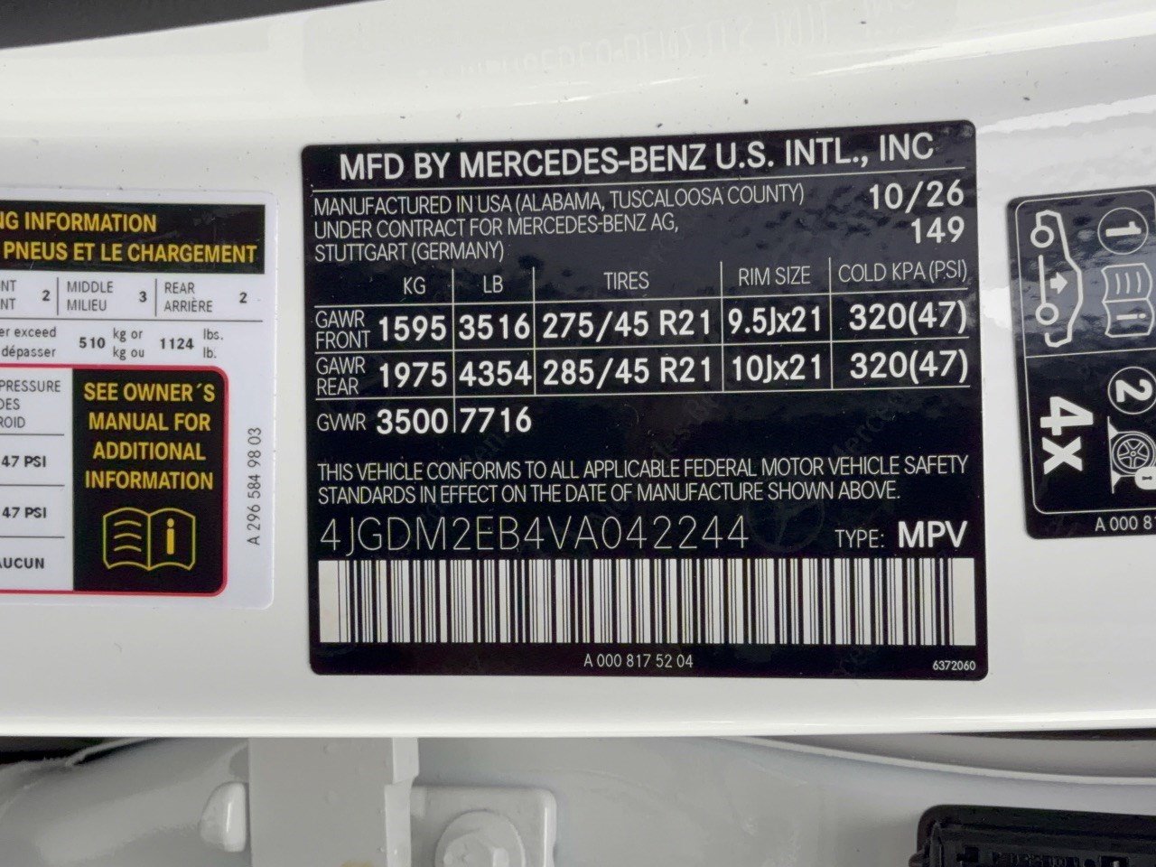New 2027 Mercedes-Benz EQS 400 4MATIC SUV image 32