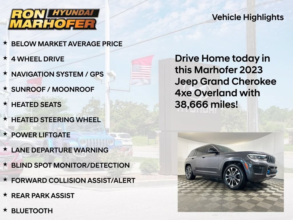 Used 2023 Jeep Grand Cherokee Overland w/ Luxury Tech Group IV AWD/4WD image 15