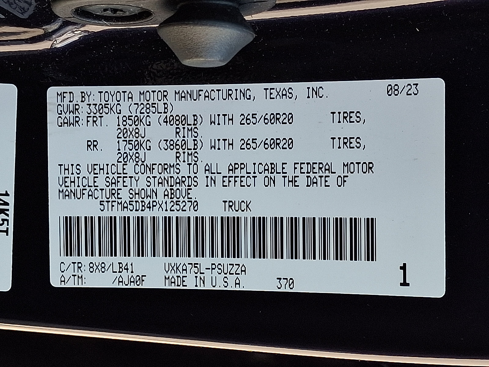 Used 2023 Toyota Tundra 1794 Edition AWD/4WD image 30