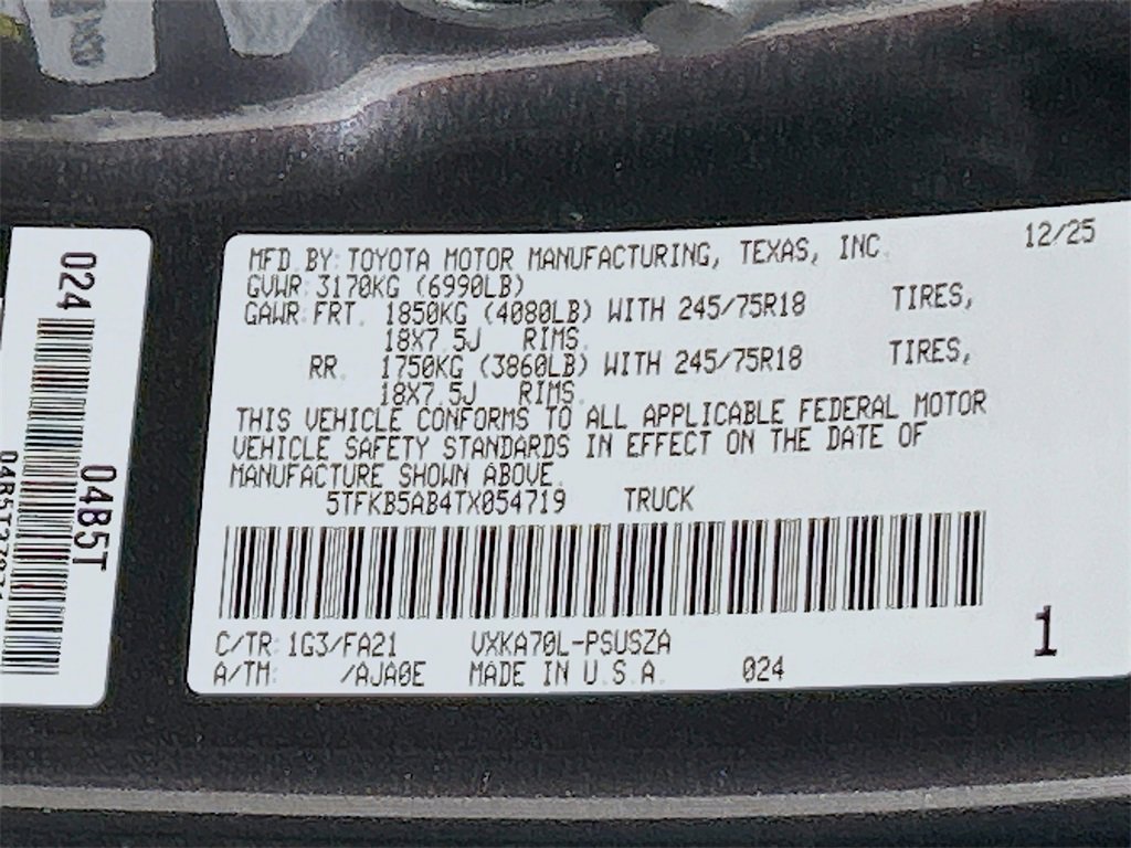 Used 2026 Toyota Tundra SR image 28