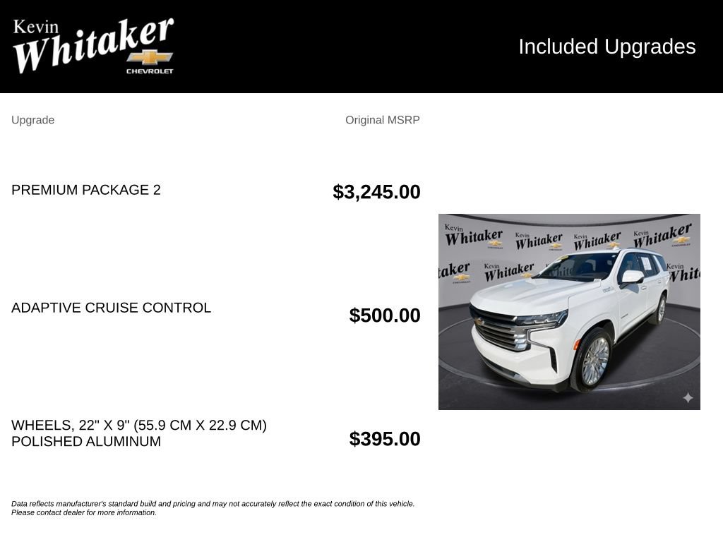 Certified 2023 Chevrolet Tahoe High Country w/ Premium Package 2 AWD/4WD image 37