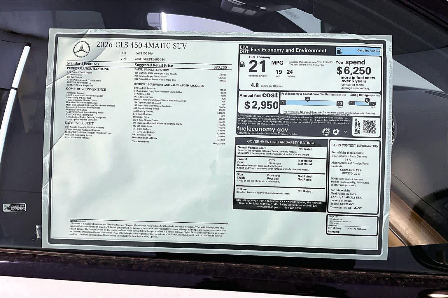 New 2026 Mercedes-Benz GLS 450 4MATIC image 18