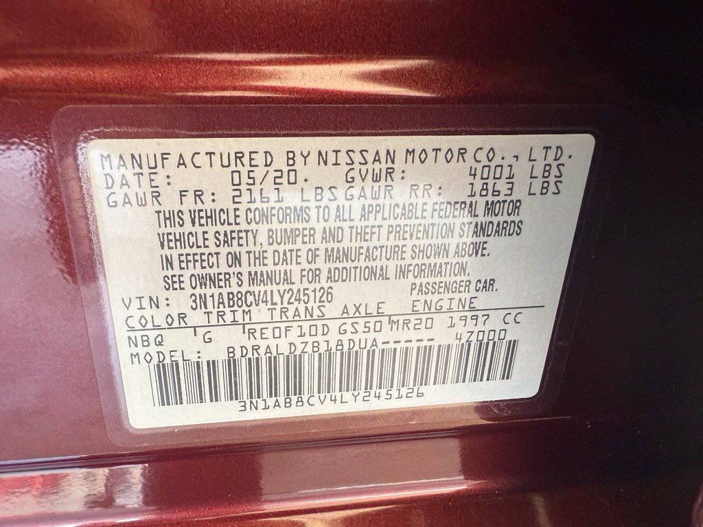Used 2020 Nissan Sentra SV FWD image 36