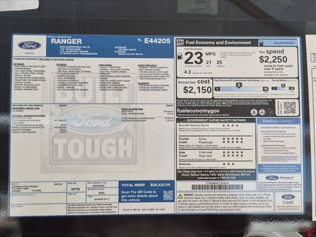 New 2026 Ford Ranger XL w/ Trailer Tow Package RWD image 17