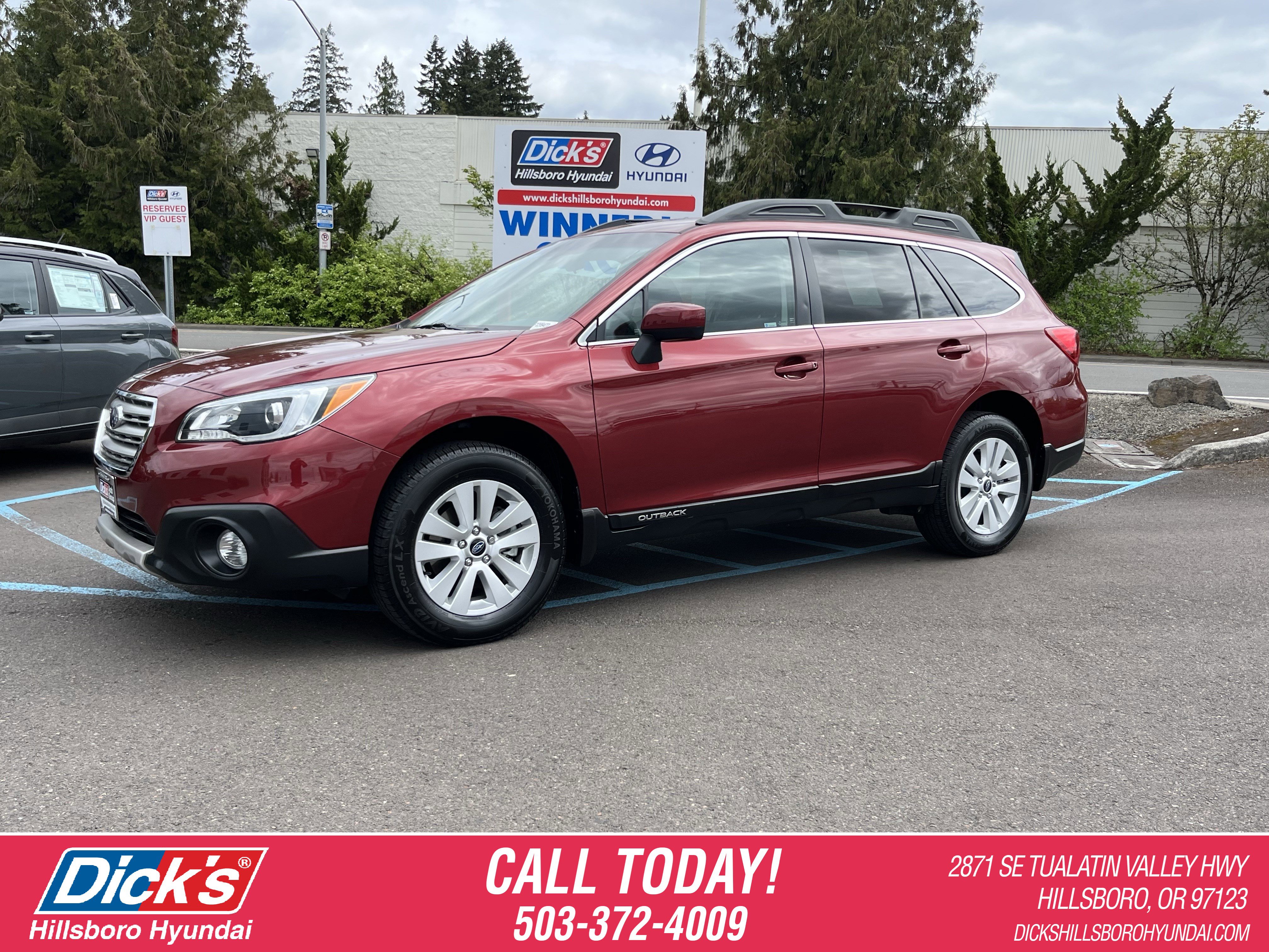 Used 2015 Subaru Outback 2.5i Premium AWD/4WD image 1