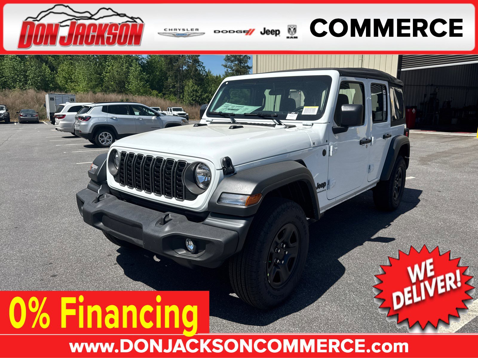 New 2026 Jeep Wrangler Unlimited Sport AWD/4WD image 1