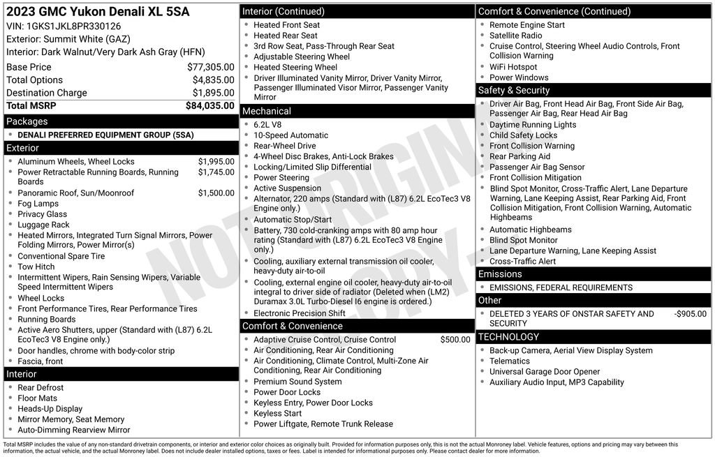 Used 2023 GMC Yukon XL Denali image 34