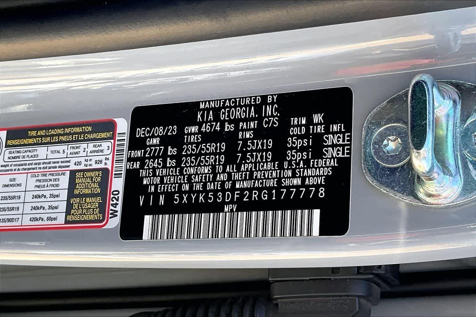 Certified 2024 Kia Sportage SX FWD image 19