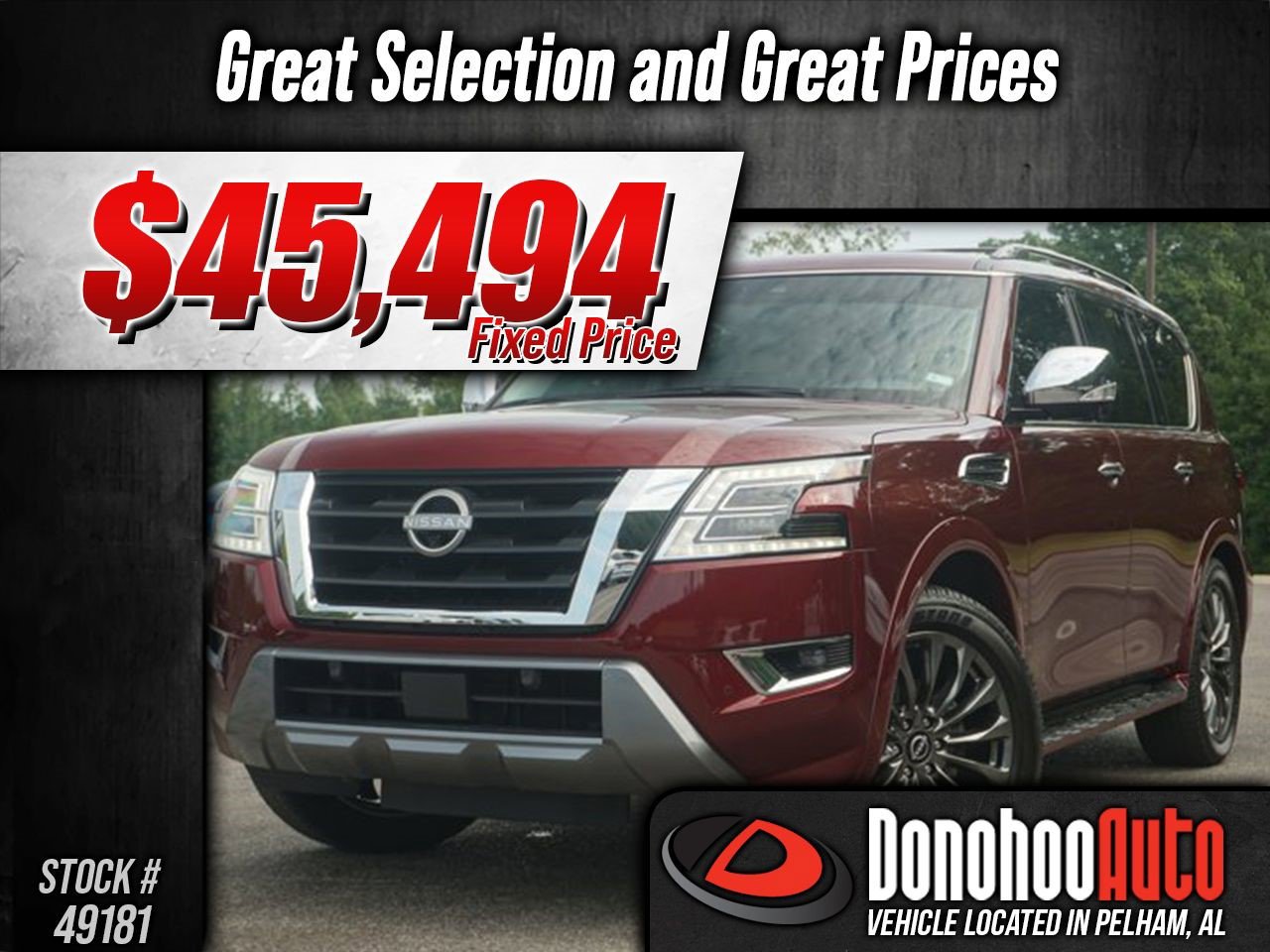 Used 2024 Nissan Armada Platinum w/ Cargo Package