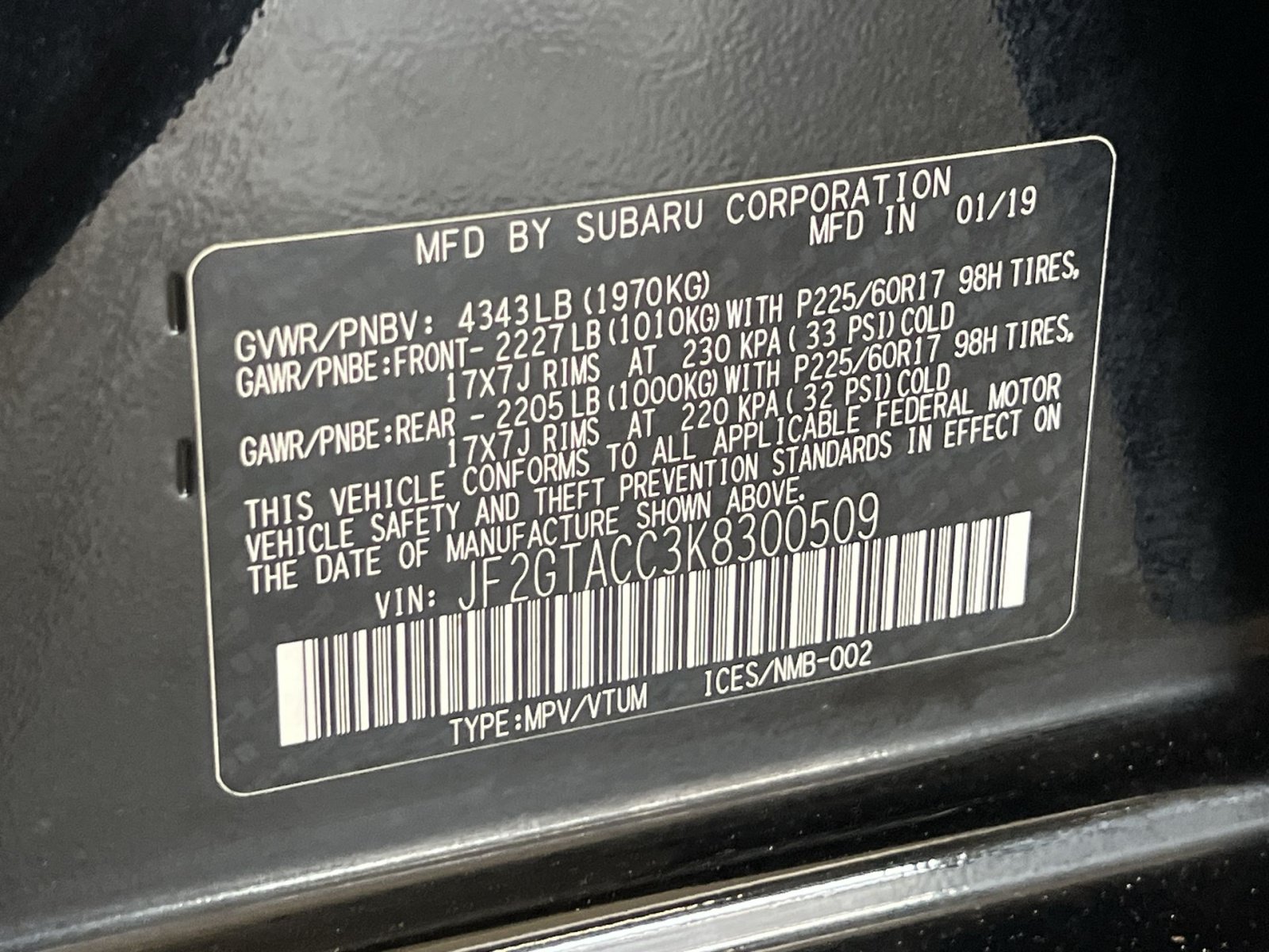 Used 2019 Subaru Crosstrek 2.0i Premium AWD/4WD image 39