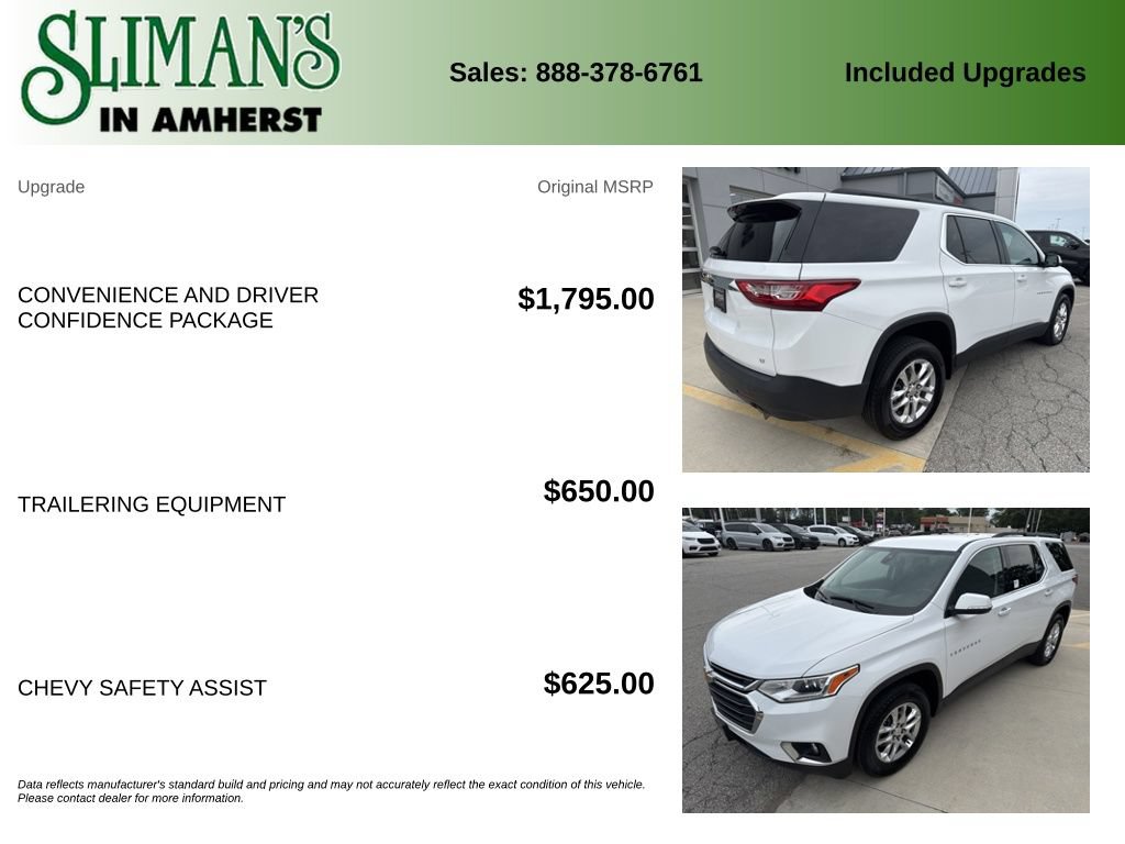 Used 2021 Chevrolet Traverse LT FWD image 11