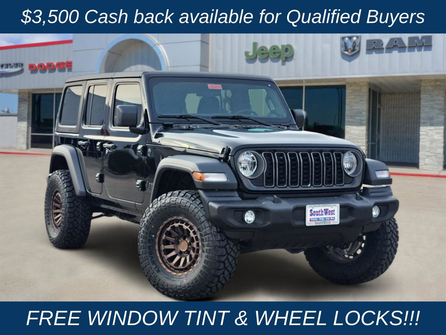 New 2026 Jeep Wrangler Unlimited Sport
