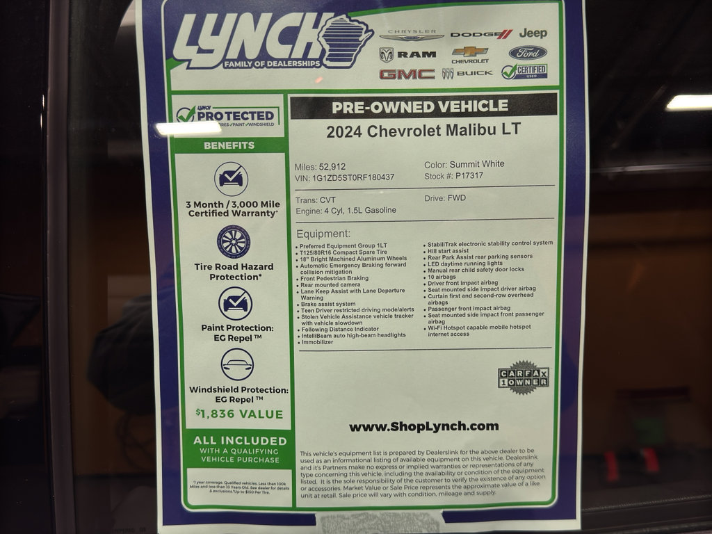 Used 2024 Chevrolet Malibu LT image 35