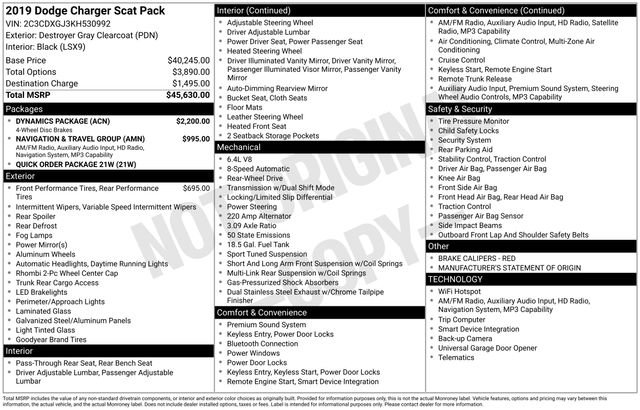 Used 2019 Dodge Charger Scat Pack w/ Dynamics Package video 3