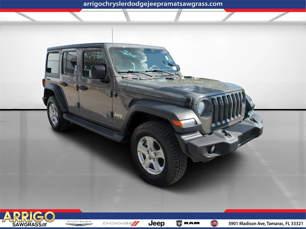 Certified 2018 Jeep Wrangler Unlimited Sport S