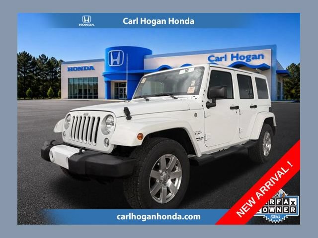 Used 2016 Jeep Wrangler Unlimited Sahara w/ Max Tow Package AWD/4WD image 1