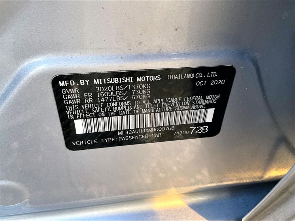 Used 2021 Mitsubishi Mirage ES image 30