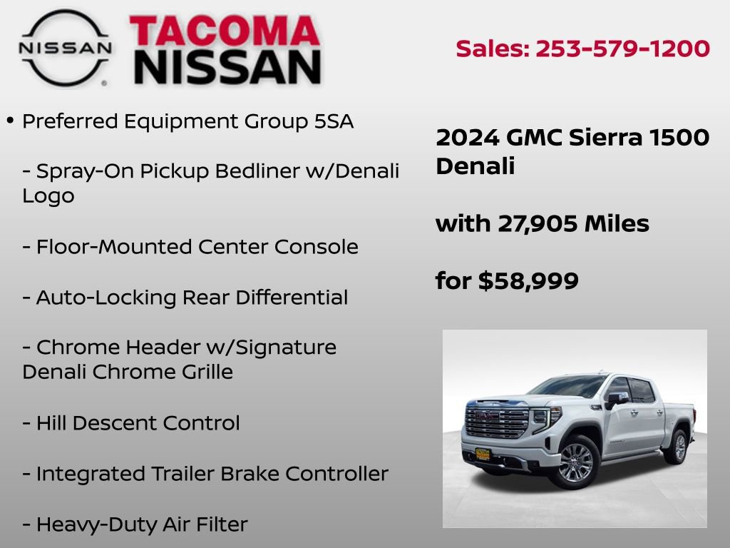 Used 2024 GMC Sierra 1500 Denali w/ Technology Package AWD/4WD image 18