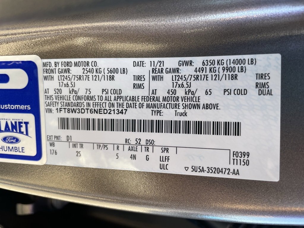 Used 2022 Ford F350 XLT w/ FX4 Off-Road Package image 40