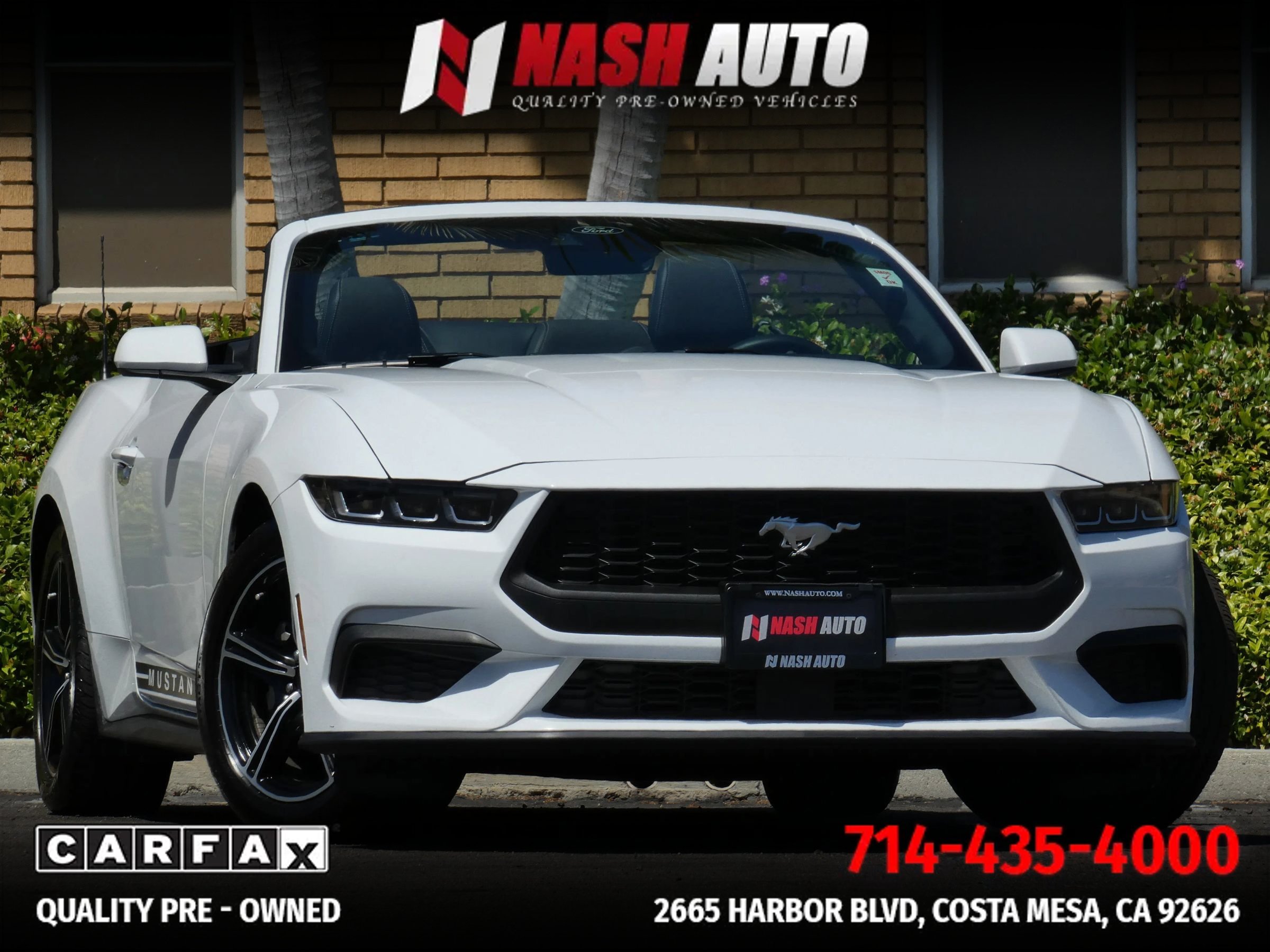 Used 2024 Ford Mustang Convertible RWD image 1