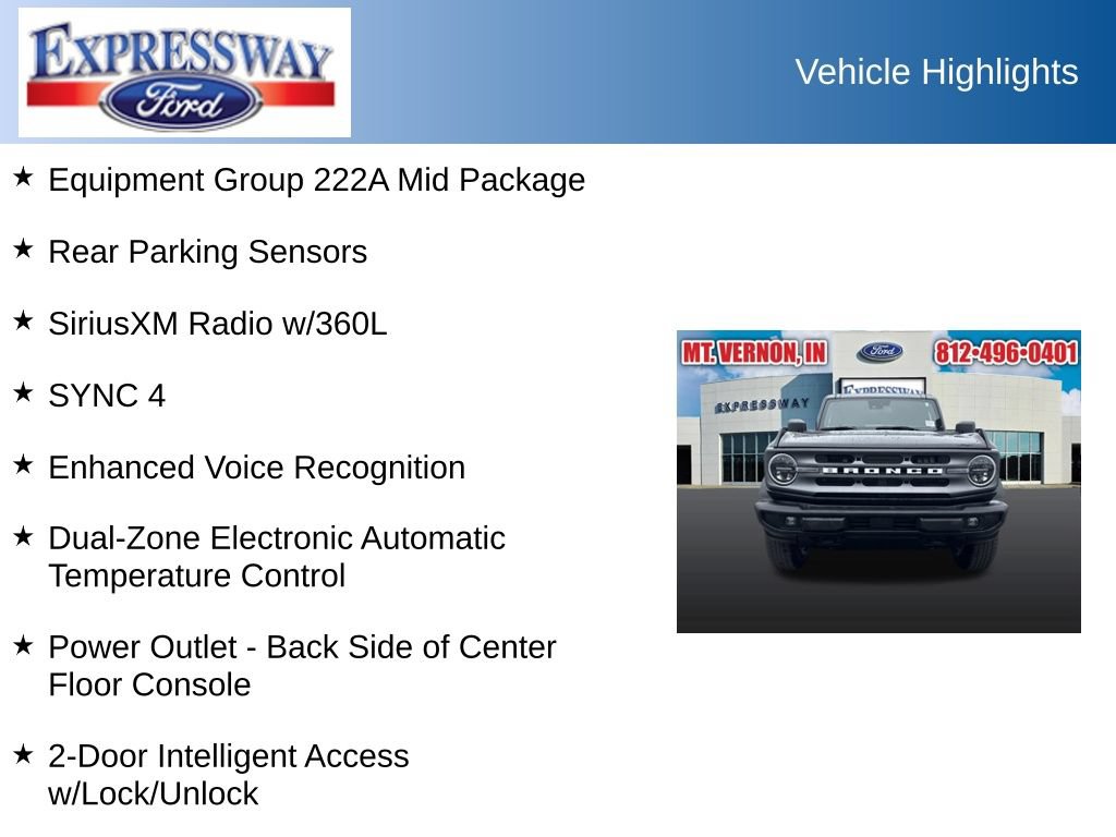 Used 2023 Ford Bronco Big Bend AWD/4WD image 2