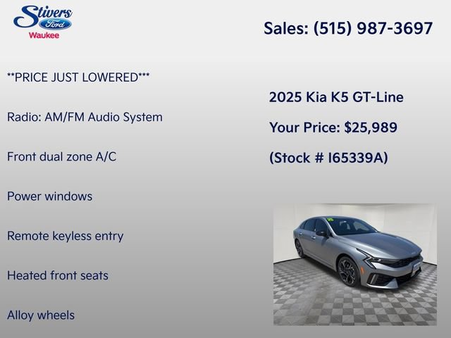 Used 2025 Kia K5 GT-Line AWD/4WD image 8