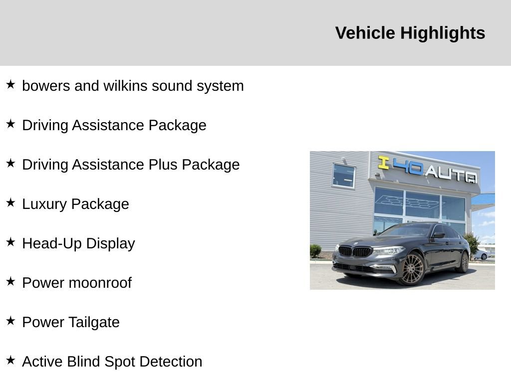 Used 2018 BMW 540i RWD image 2