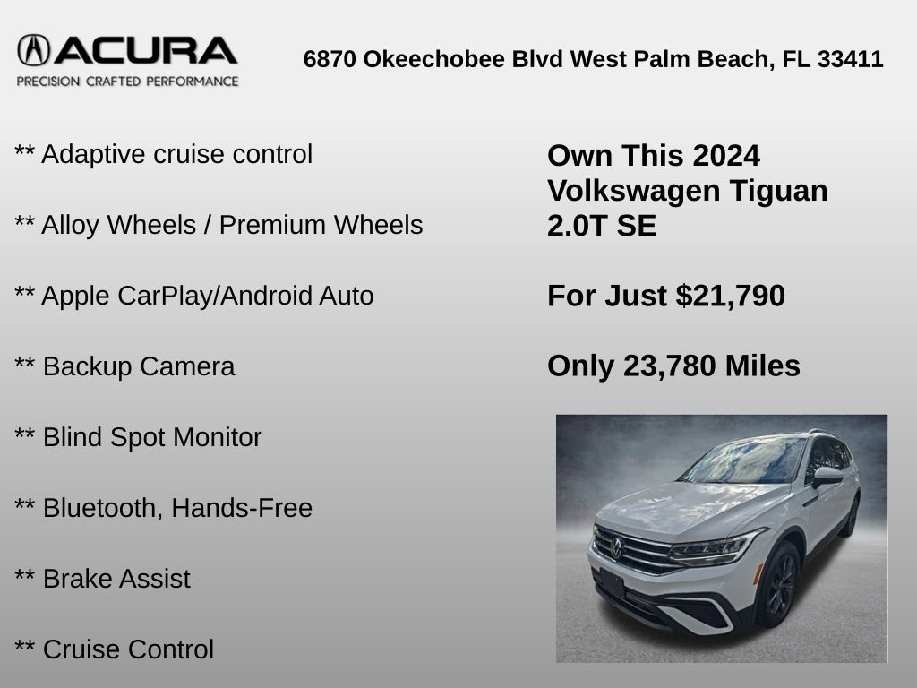 Used 2024 Volkswagen Tiguan SE image 6