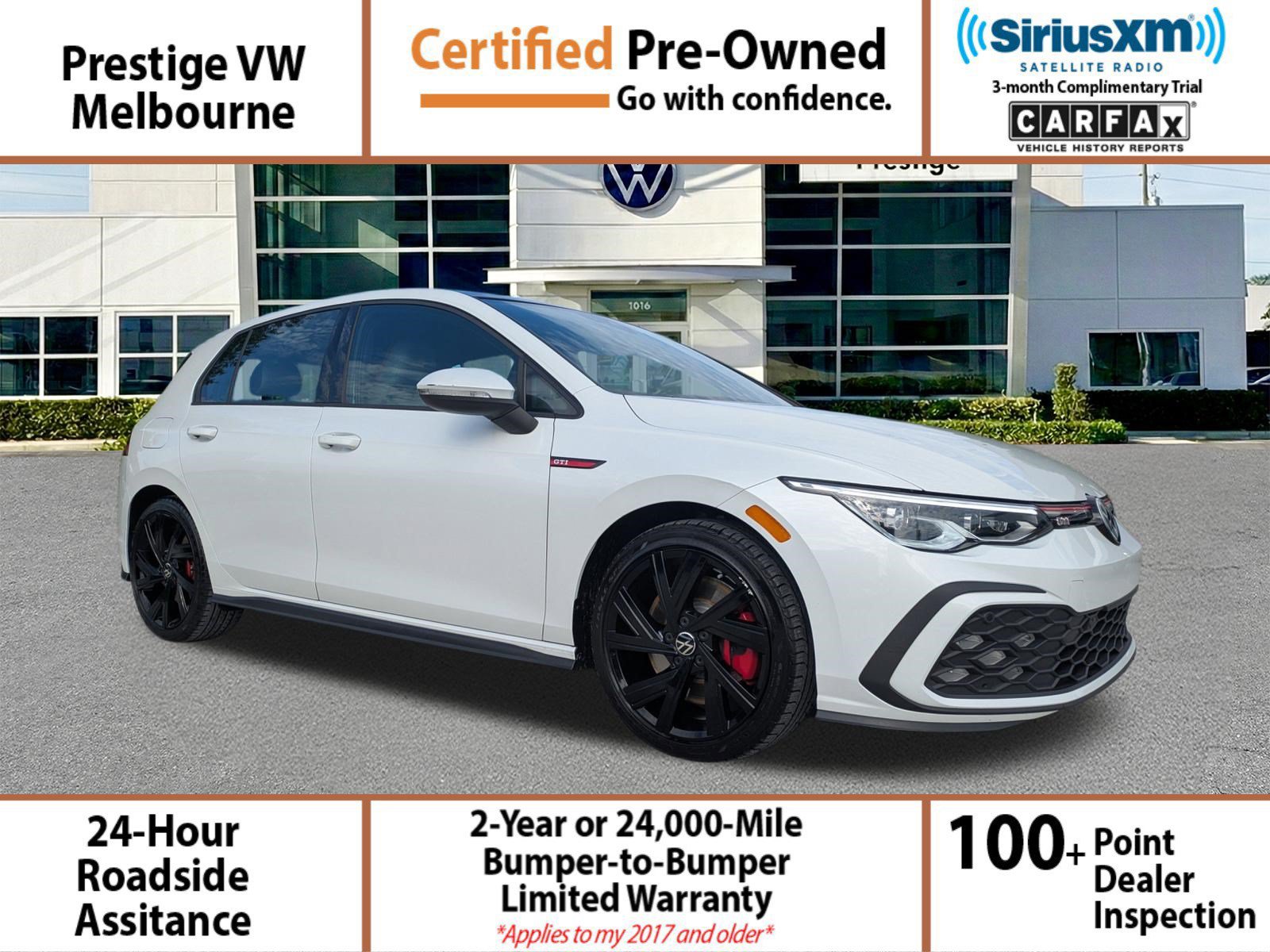 Certified 2023 Volkswagen GTI SE FWD image 1