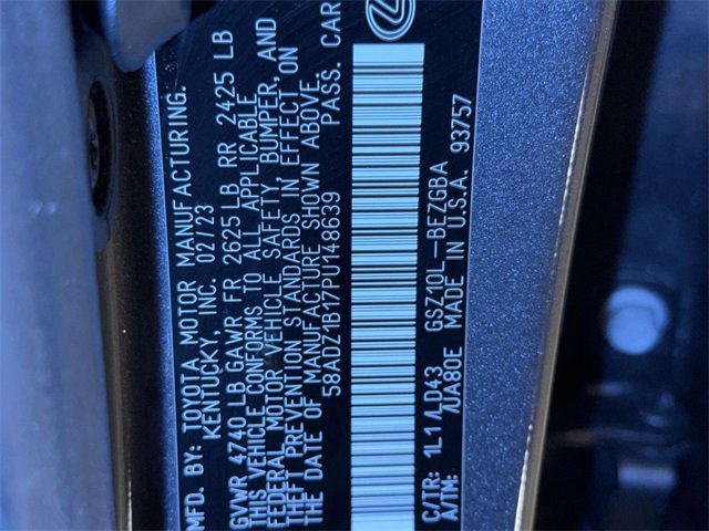 Certified 2023 Lexus ES 350 w/ Premium Package image 34