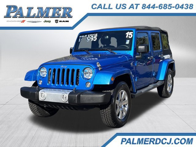 Used 2015 Jeep Wrangler Unlimited Sahara w/ Connectivity Group AWD/4WD image 1