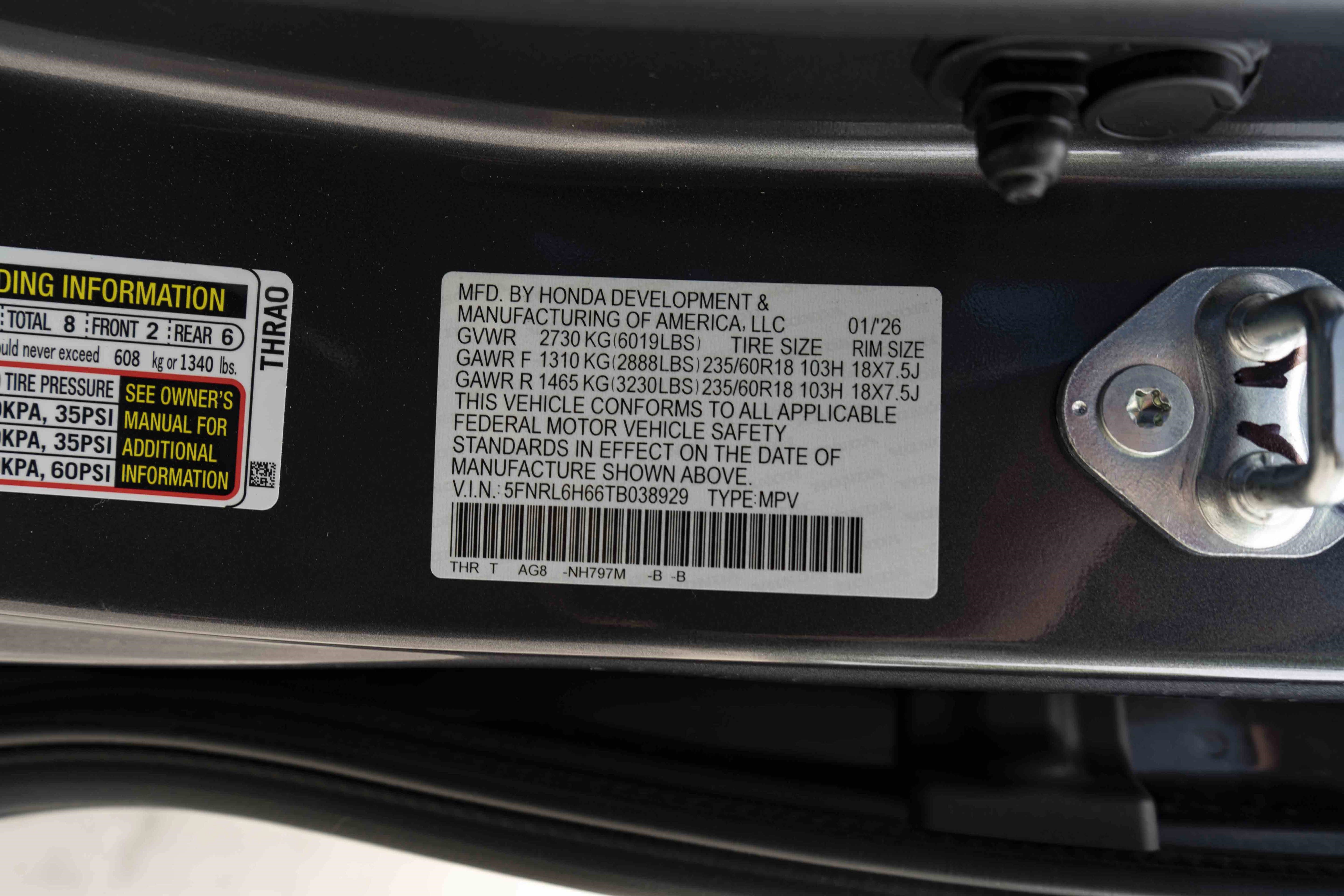 Used 2026 Honda Odyssey EX-L image 49