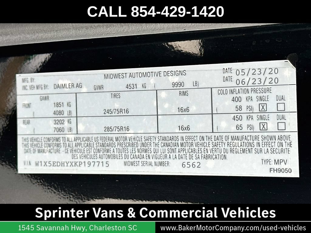 Used 2019 Mercedes-Benz Sprinter 3500 image 36