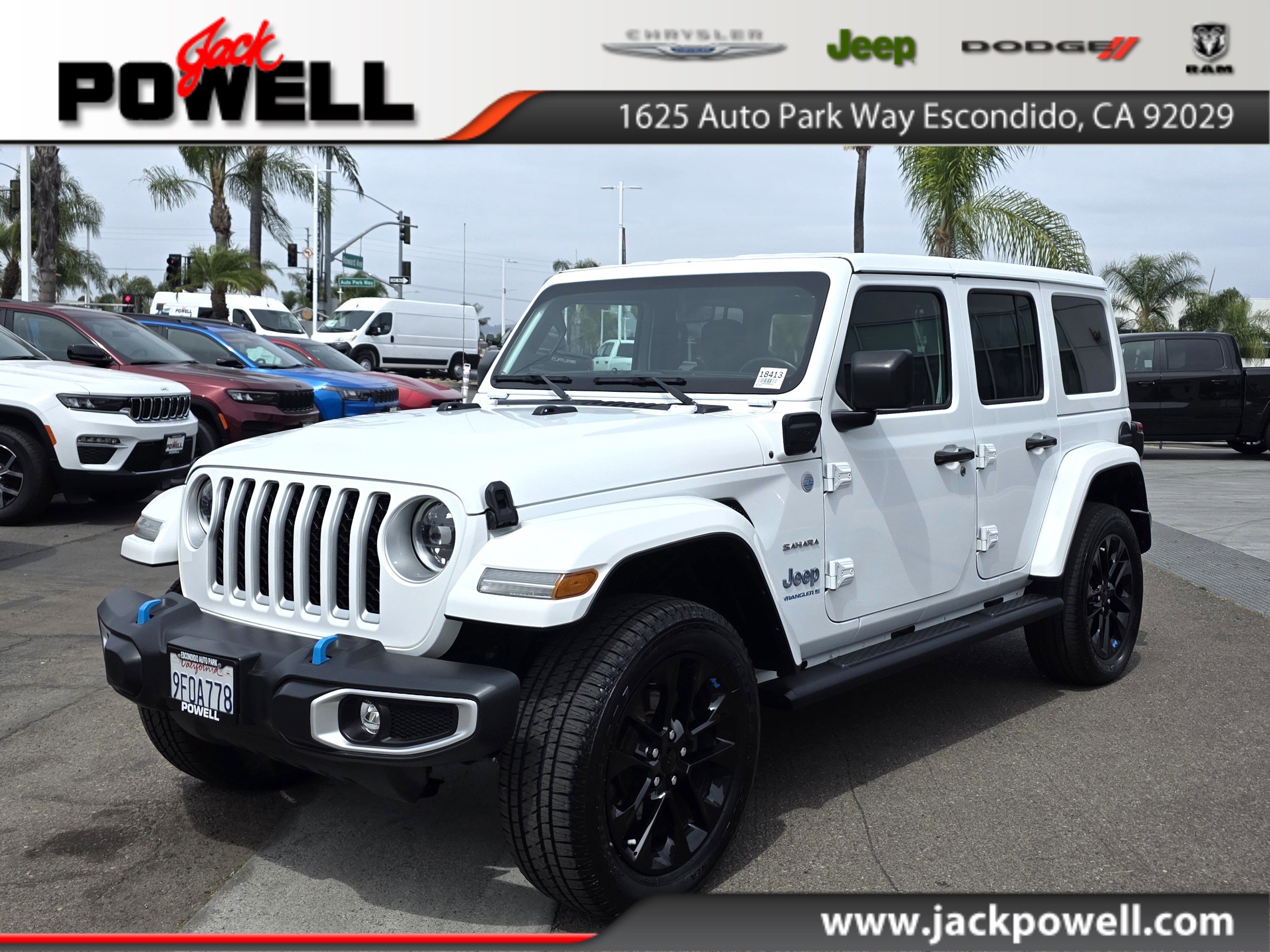 Certified 2023 Jeep Wrangler Unlimited Sahara w/ Cold Weather Group AWD/4WD image 1