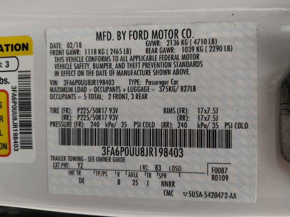 Used 2018 Ford Fusion S image 33