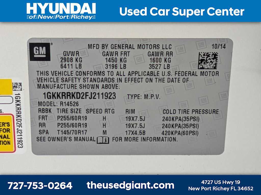 Used 2015 GMC Acadia SLT w/ Open Road Package image 43